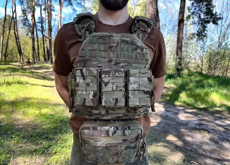 Плитоноска мультикам + 3 підсумки АК + напашник + ‼️Аптечка в Подарунок‼️ Cordura 1000D — фото 2