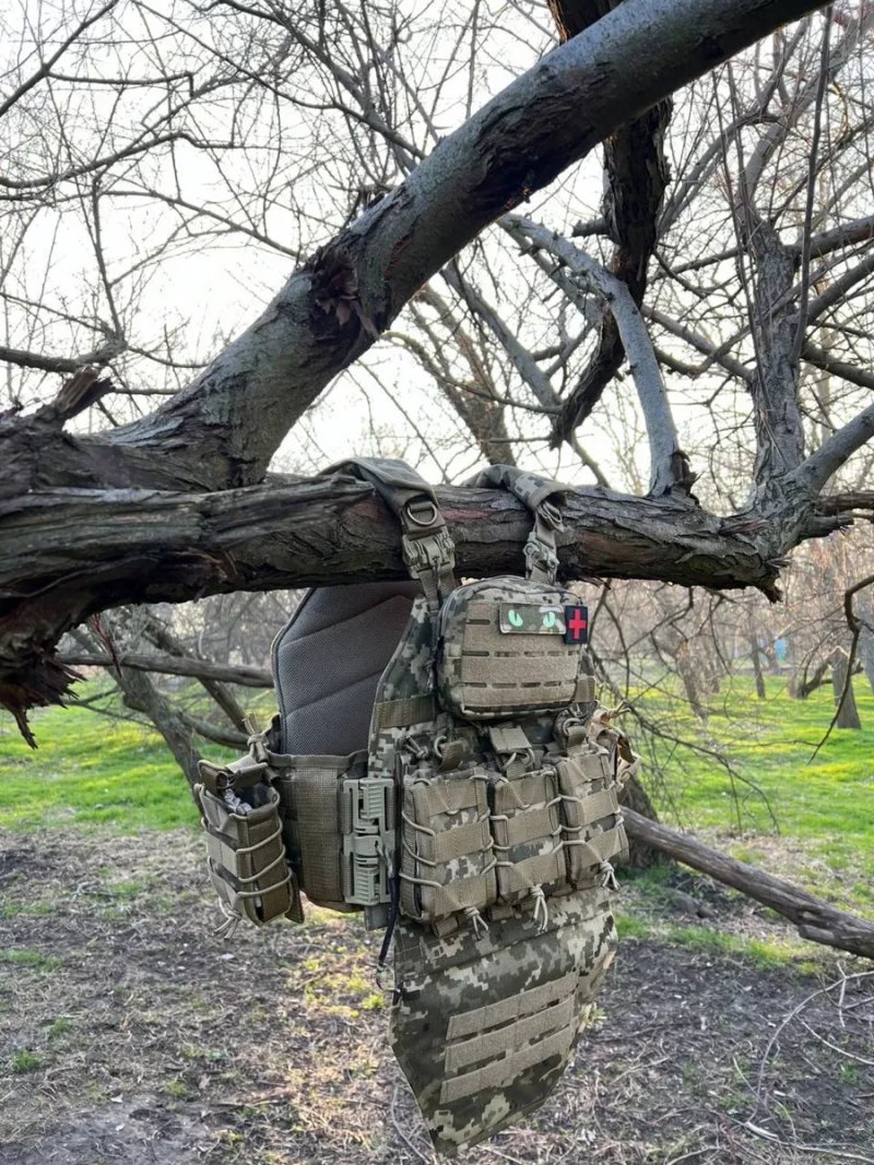 Плитоноска оригинал ATTACK пиксель, мультикам / плитоноска з підсумками піксель, мультикам — фото 2