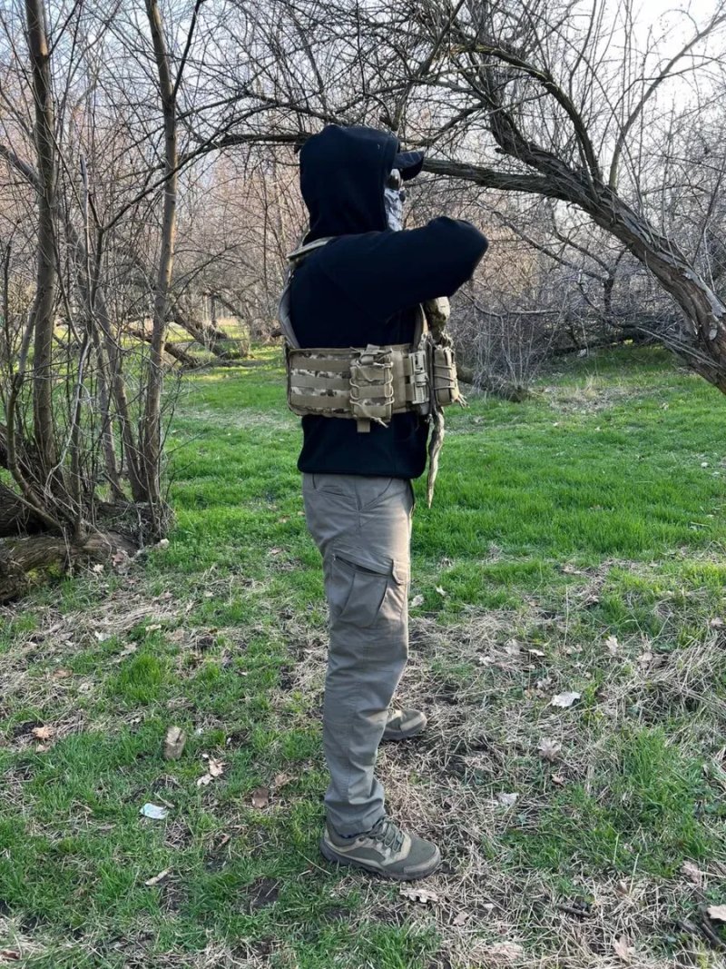 Плитоноска оригинал ATTACK пиксель, мультикам / плитоноска з підсумками піксель, мультикам — фото 5