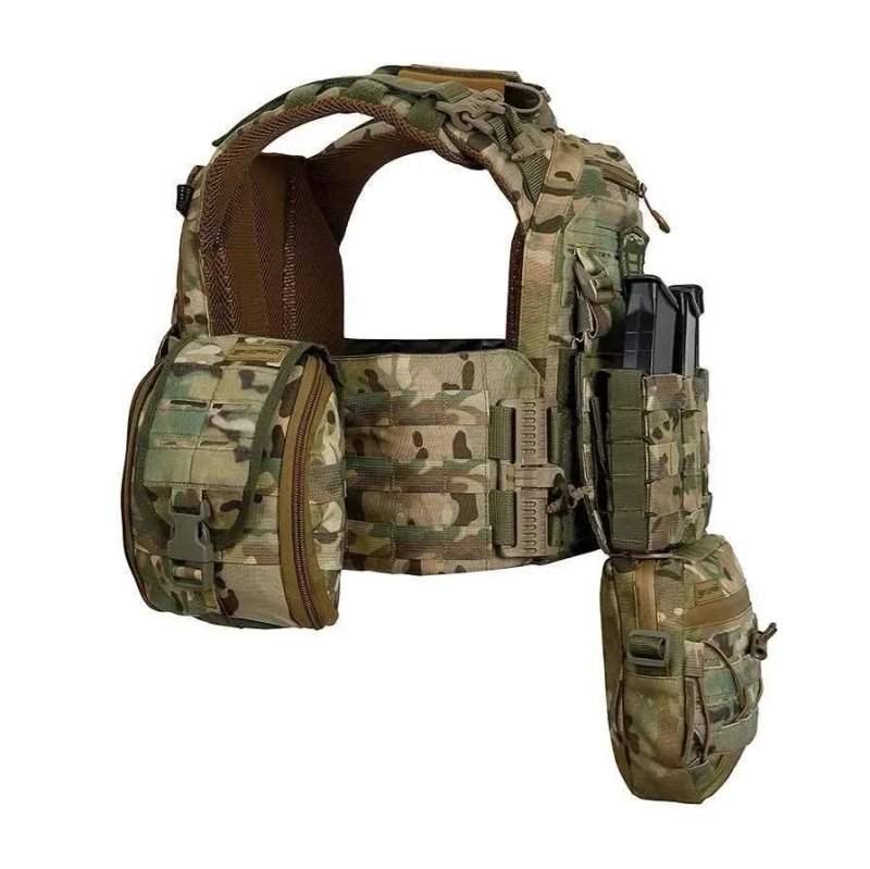 Плитоноска Warmor Gen.3 Pro Max + 7 підсумків Cordura 1000 плитоноска Швидке скидання плитоноска з підсумками — фото 2