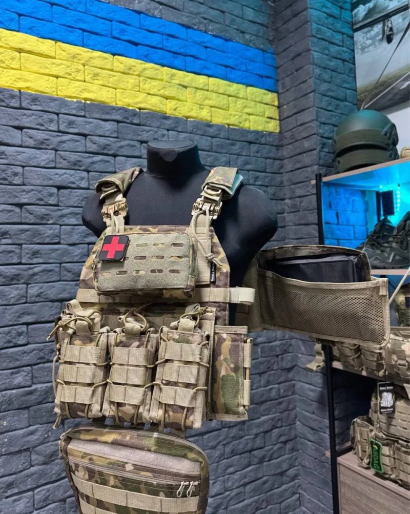 Плитоноска з боковими карманами під бал пакети, мультикам Single Sword, плитоноска мультикам — фото 4