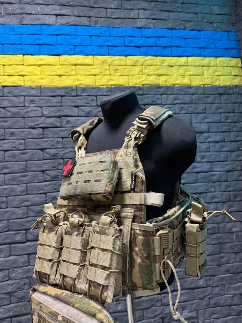 Плитоноска з боковими карманами під бал пакети, мультикам Single Sword, плитоноска мультикам — фото 7