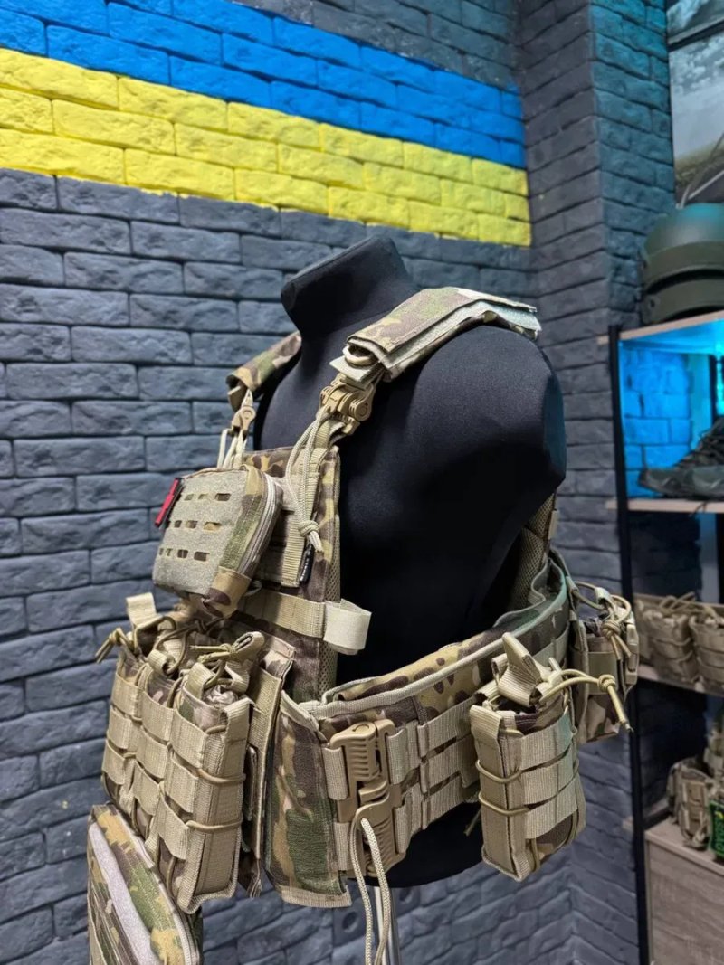 Плитоноска з боковими карманами під бал пакети, мультикам Single Sword, плитоноска мультикам — фото 8