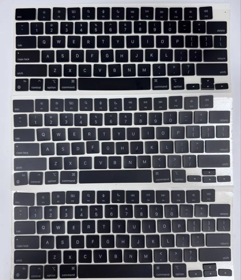 По штучно Оригінальні Клавіші для Apple MacBook Air та Pro, A1707-A3436/2018-2026 Кейкапи, Keycaps — фото 3