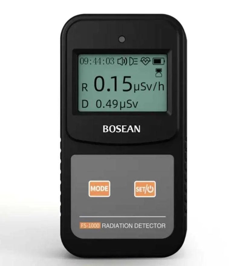 Побутовий дозиметр BOSEAN FS-1000, лічильник Гейгера — фото 3