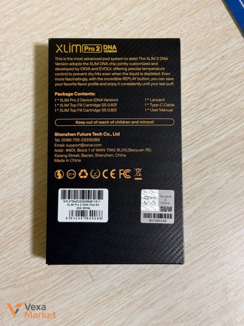 Pod-система OXVA XLIM PRO 2 DNA Silk White — фото 4