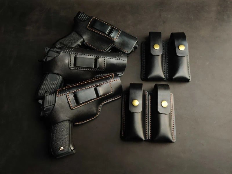 Подвійний підсумок для магазинів, паучер для магазинів Glock, Sig Sauer, Walther, H&K, S&W, ФОРТ, CZ, Beretta, АПС, Colt — фото 2
