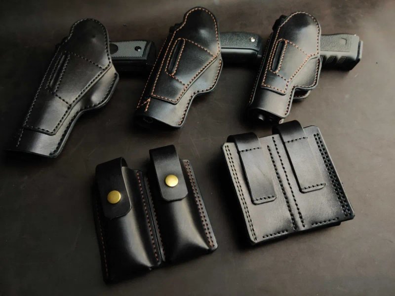 Подвійний підсумок для магазинів, паучер для магазинів Glock, Sig Sauer, Walther, H&K, S&W, ФОРТ, CZ, Beretta, АПС, Colt — фото 3