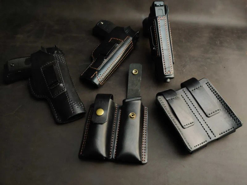 Подвійний підсумок для магазинів, паучер для магазинів Glock, Sig Sauer, Walther, H&K, S&W, ФОРТ, CZ, Beretta, АПС, Colt — фото 4