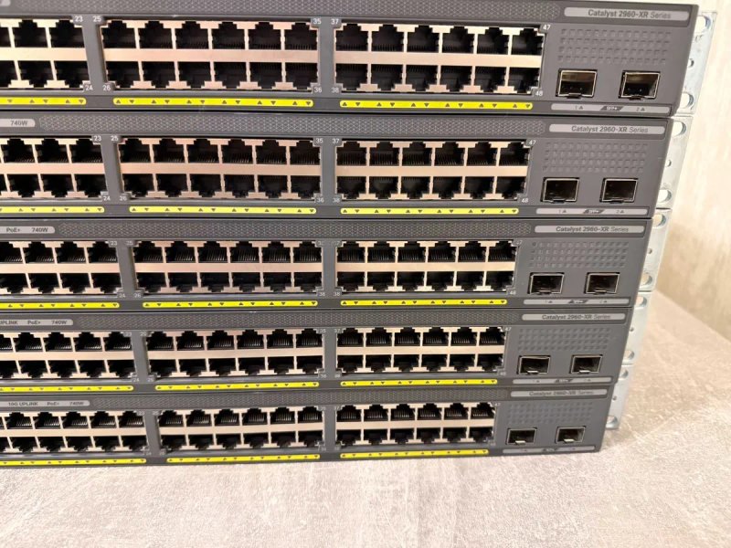 48 POE+ 10Gb Uplink Комутатори Cisco Catalyst WS-C2960XR-48FPD-I гот/безгот розрахунок — фото 4