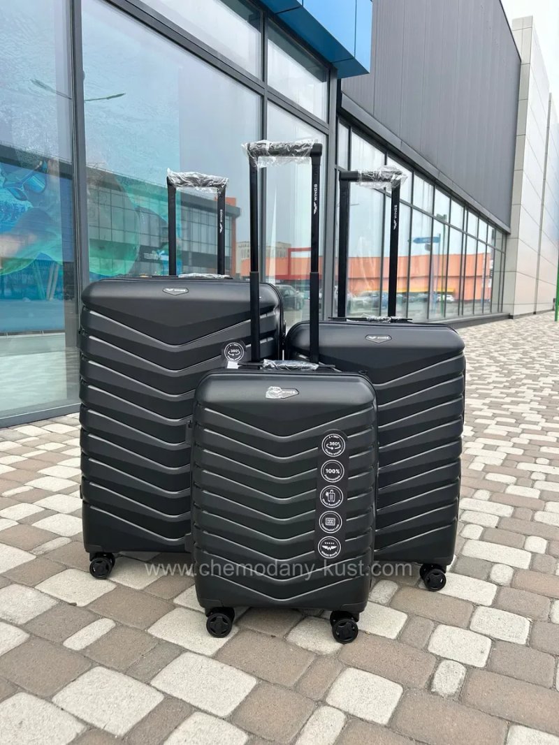 Поліпропілен Wings PHX01 валіза на подвійних колесах з кодовим замком — фото 3