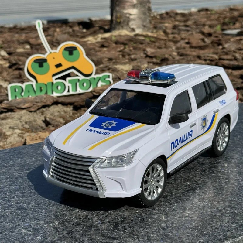 Поліцейська машинка на радіоуправлінні Lexus LX500 32см. Джип поліція — фото 2