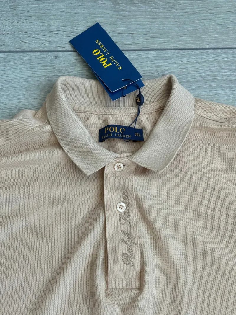 Polo Ralph Lauren Size 3XL XXXL 3ХЛ ХХХЛ Розмір Поло Ральф Лорен Нове Чоловіче Поло Футболка Сорочка Теніска Джерсі Майка Кежуал Бежевий Колір — фото 3
