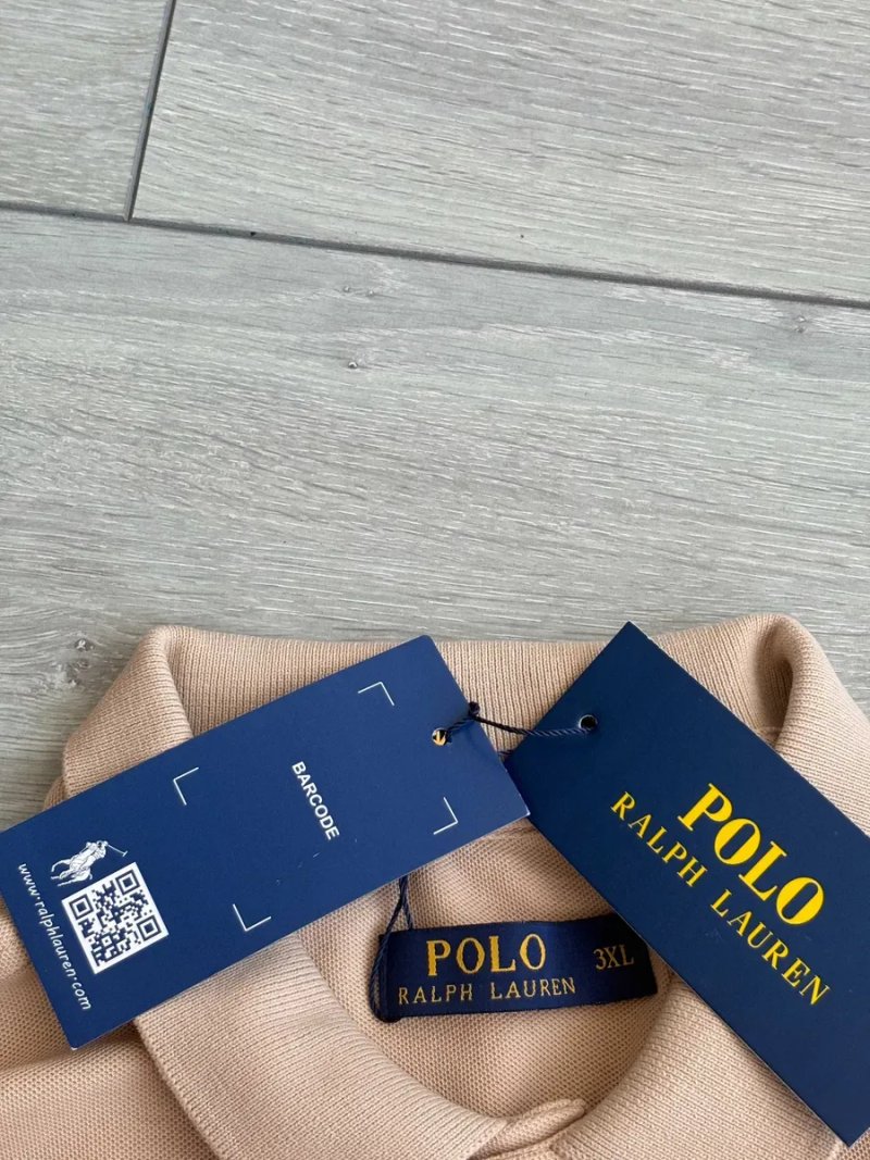 Polo Ralph Lauren Size 3XL XXXL 3ХЛ ХХХЛ Розмір Поло Ральф Лорен Нове Чоловіче Поло Футболка Сорочка Теніска Джерсі Майка Кежуал Бежевий Колір — фото 6