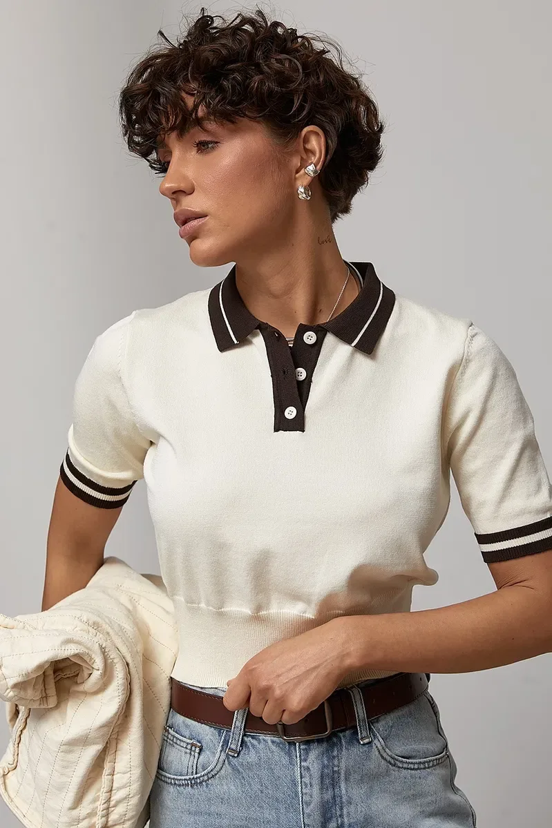 Поло з коротким і довгим рукавом,Polo,кофта з коміром,кардиган,поло, — фото 4