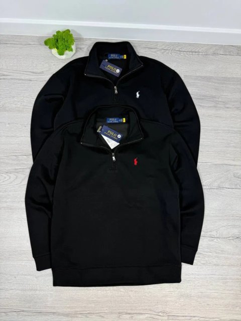 Полузамок Зіп-худі 1/3 Polo Ralph Lauren чорний, сірий, бежевий Xs, S, M, L, XL, XXL | Бірки | Преміальна якість | Streetwear | ДЕШЕВО | Оригінал