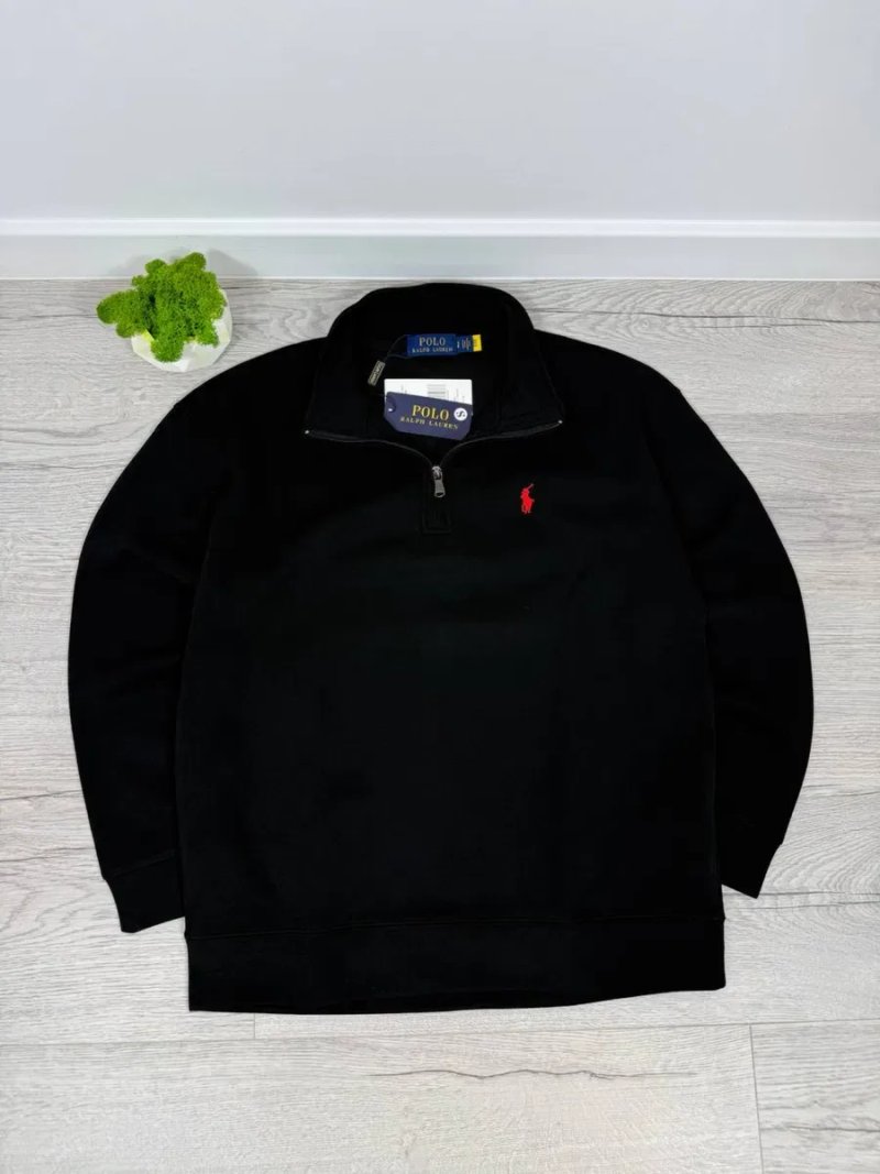 Полузамок Зіп-худі 1/3 Polo Ralph Lauren чорний, сірий, бежевий Xs, S, M, L, XL, XXL | Бірки | Преміальна якість | Streetwear | ДЕШЕВО | Оригінал — фото 4