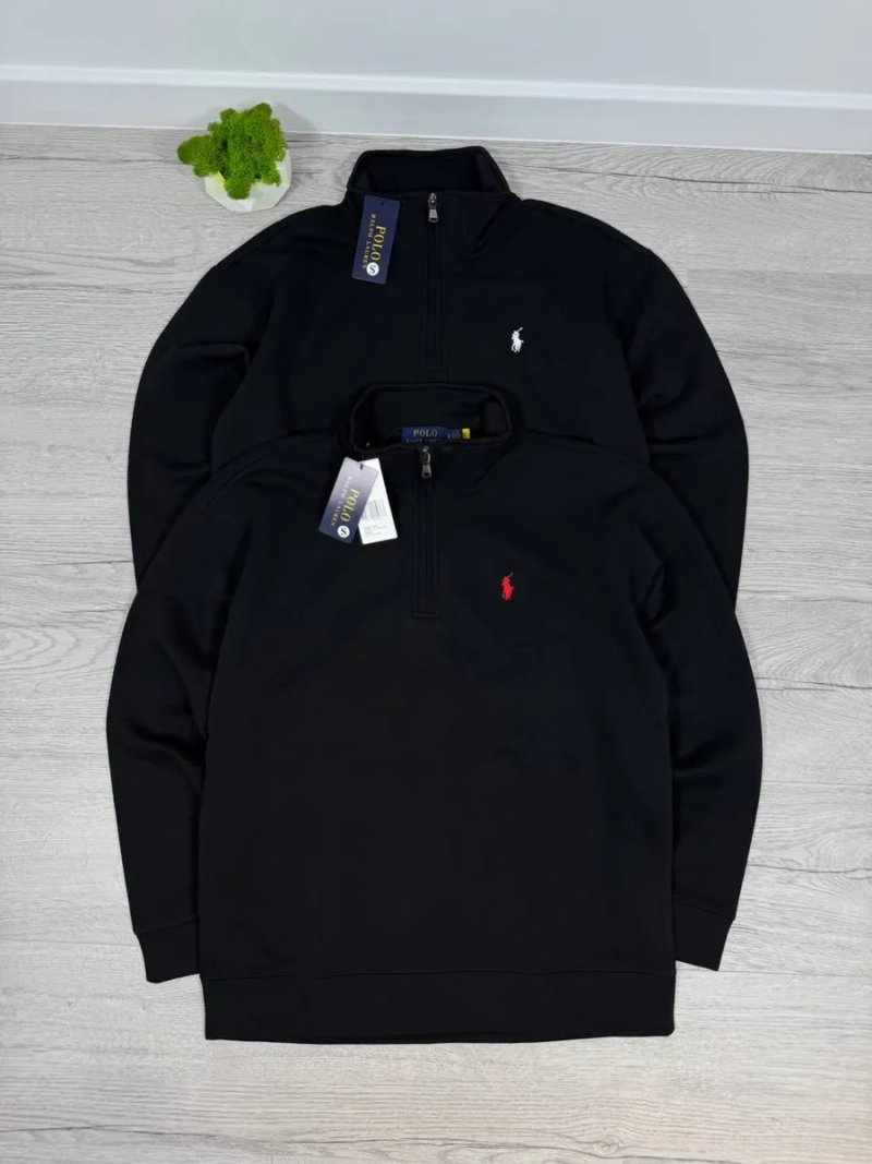 Полузамок Зіп-худі 1/3 Polo Ralph Lauren чорний, сірий, бежевий Xs, S, M, L, XL, XXL | Бірки | Преміальна якість | Streetwear | ДЕШЕВО | Оригінал — фото 5