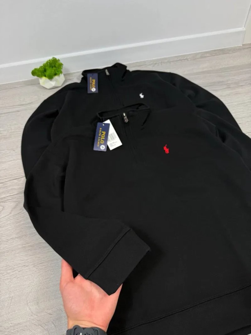 Полузамок Зіп-худі 1/3 Polo Ralph Lauren чорний, сірий, бежевий Xs, S, M, L, XL, XXL | Бірки | Преміальна якість | Streetwear | ДЕШЕВО | Оригінал — фото 7