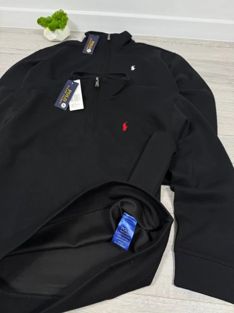 Полузамок Зіп-худі 1/3 Polo Ralph Lauren чорний, сірий, бежевий Xs, S, M, L, XL, XXL | Бірки | Преміальна якість | Streetwear | ДЕШЕВО | Оригінал — фото 8
