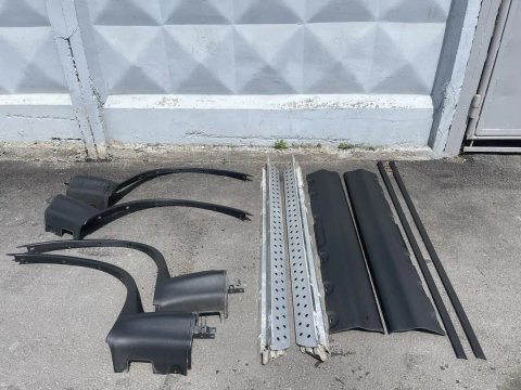 Пороги алюминиевые BMW X5 E53 Порогі БМВ Х5 Е53 подножки Алюмінієві