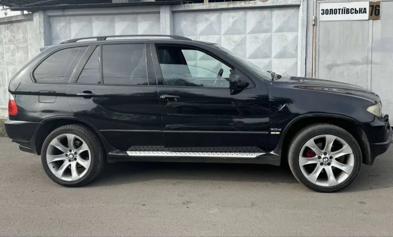 Пороги алюминиевые BMW X5 E53 Порогі БМВ Х5 Е53 подножки Алюмінієві — фото 8