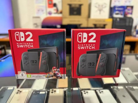 Портативна ігрова приставка Nintendo Switch 2 Black, нові запаковані. З грою на  без!