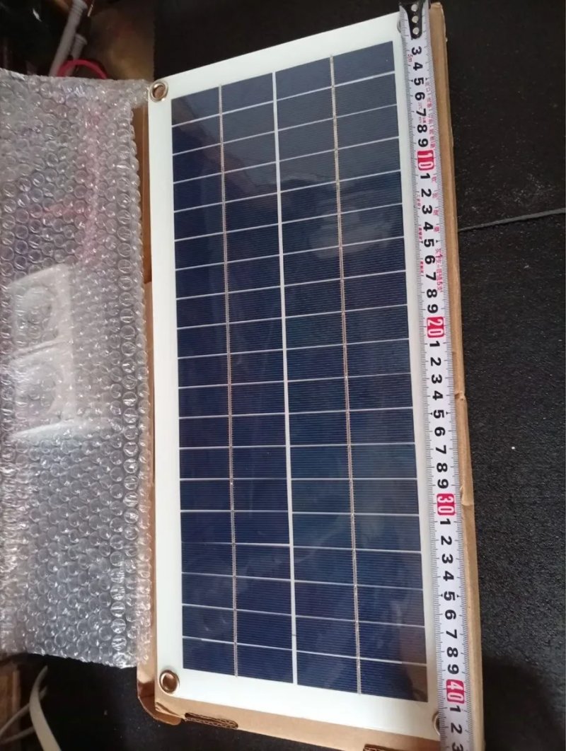 Портативна сонячна панель 12V 20W USB 5V 3A для зарядки акумулятора та телефону — фото 5