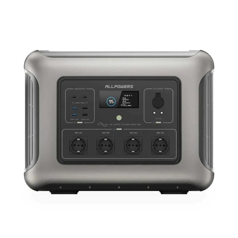 Портативна зарядна станція AllPowers R2500 2500W 2016Wh LiFePO4 — фото 2