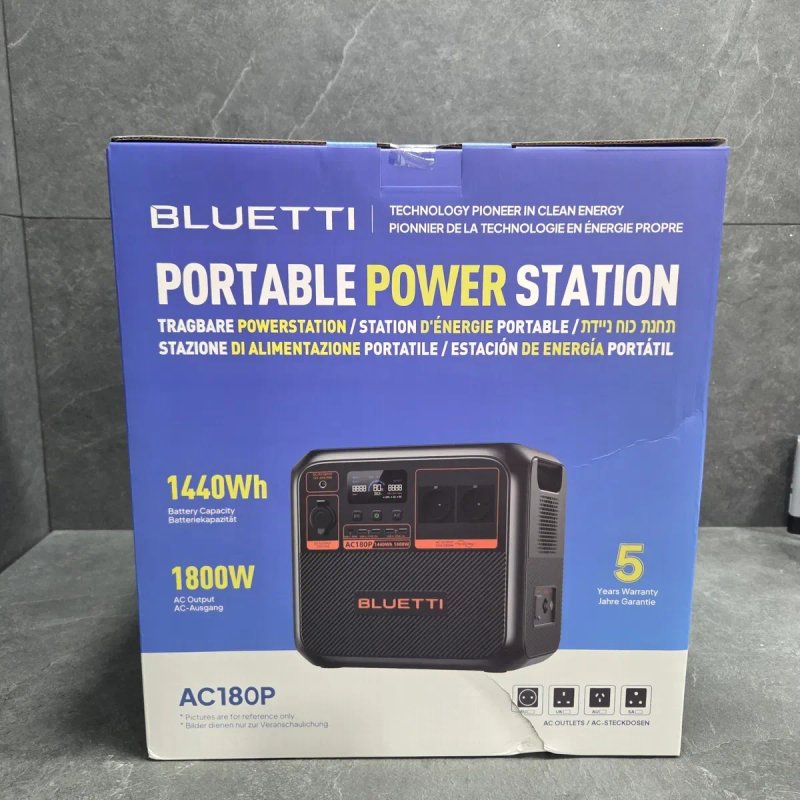 Портативна зарядна станція BLUETTI AC180P (1440Wh / 1800W) — фото 6