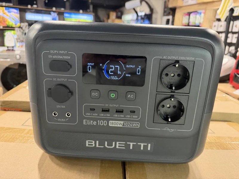 Портативна зарядна станція Bluetti Elite 100 V2, 1800 Вт, 1024 Вт*г — фото 2