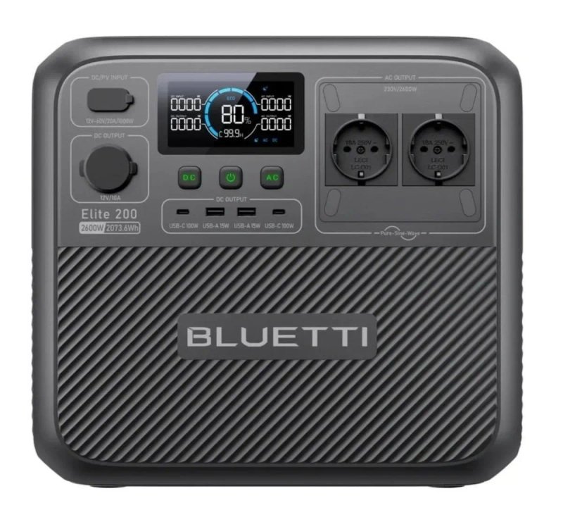 Портативна зарядна станція BLUETTI Elite 200 V2 — фото 3
