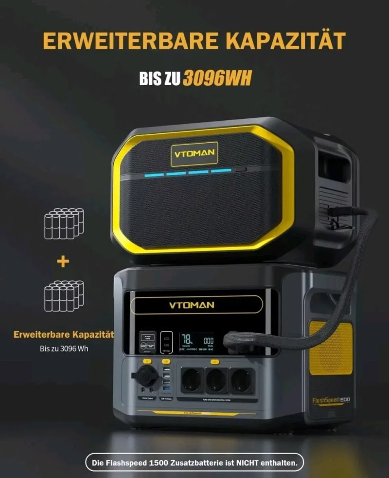 Портативна зарядна станція Vtoman FlashSpeed 1500 — фото 6