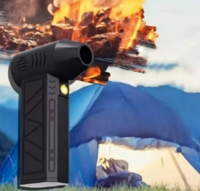 Портативний повітродув Mini Jet Fan 52 м/с кишеньковий турбовентилятор — фото 2