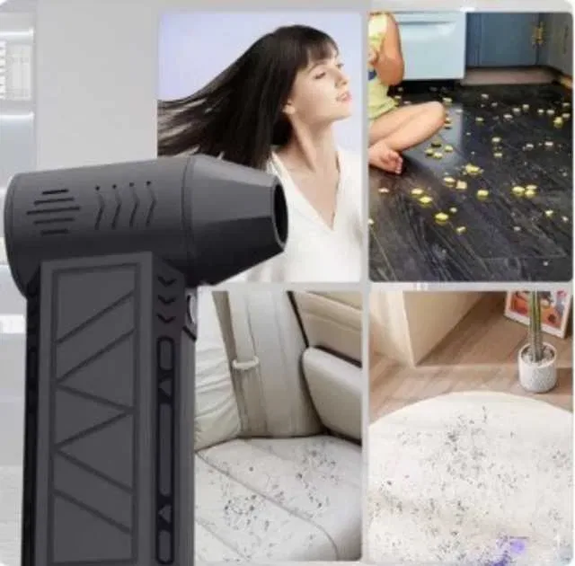 Портативний повітродув Mini Jet Fan 52 м/с кишеньковий турбовентилятор — фото 5