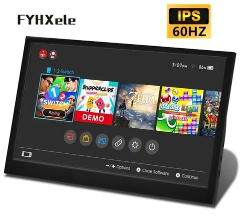 Портативный монитор FYHXele 11.6" тв switch ps4 ps5 xbox планшет ноут