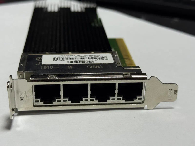 4 портова мережева плата 4 х 10 Gb/s RJ45 Intel X710-T4 — фото 3
