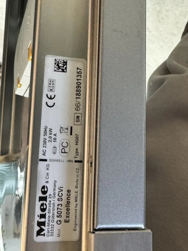 Посудомийна машина Miele G 5073 SCVi Excellence вбудована — фото 5