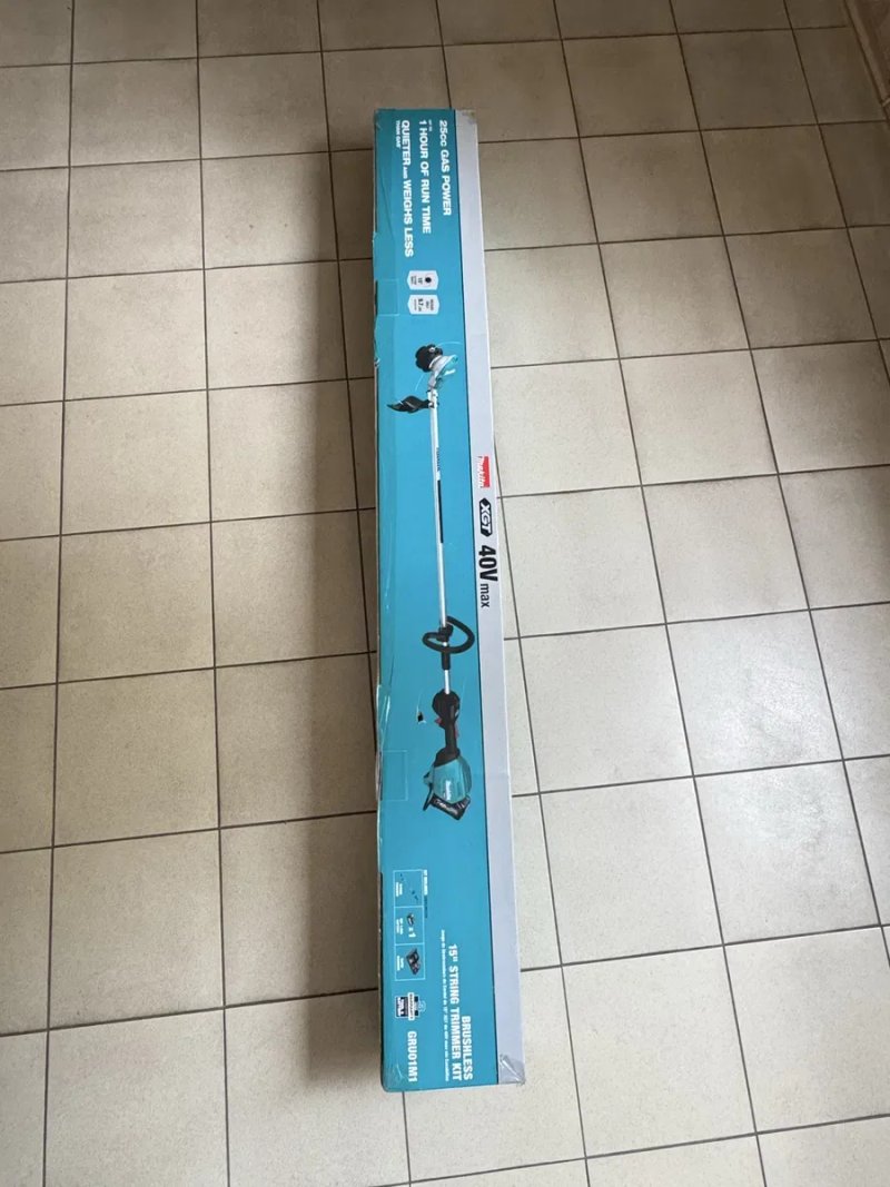 Потужний Акумуляторний Тример Makita 40V Max XGT® Безщітковий (4.0Ah) ОРИГІНАЛ — фото 2