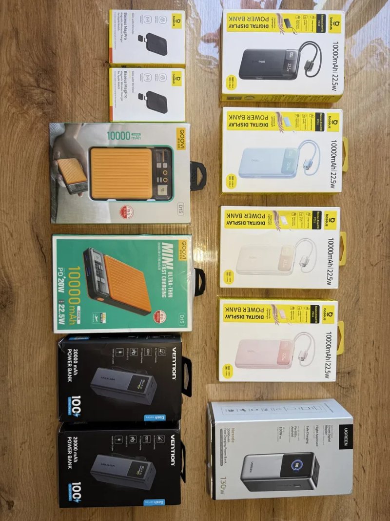 Повербанк QOOVI D15 10000mAh 22.5W | PD 20W | Швидка зарядка | Новий — фото 5