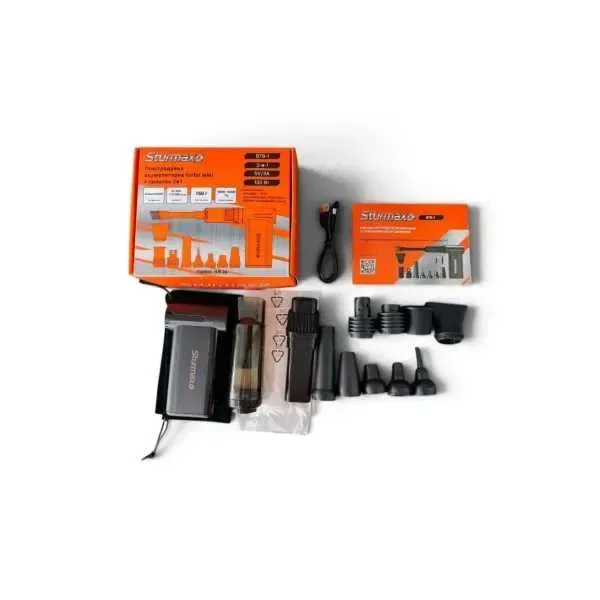 Повітродувка акумуляторна Sturmax BTB-1 Brushless, turbo міні + пилосос 2в1, 5В — фото 2