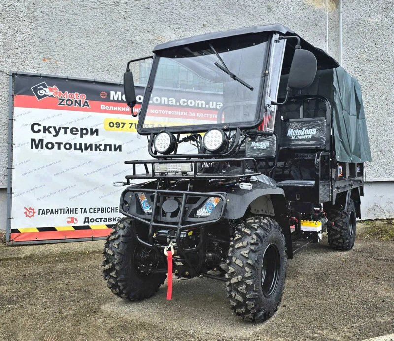 Повнопривідний Грузовий квадроцикл Hummer 400cc (4x4) у максимальній комплектації! навантаження до 1200кг. — фото 2