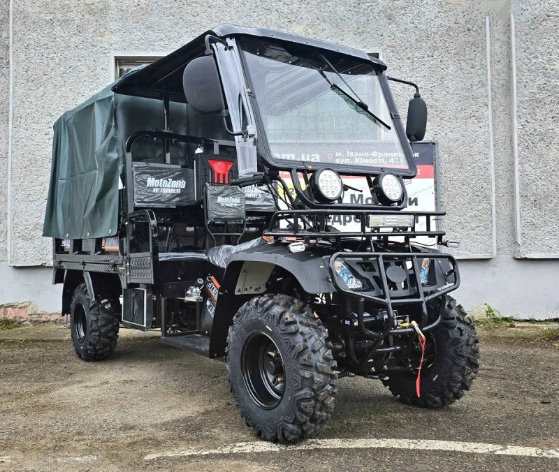 Повнопривідний Грузовий квадроцикл Hummer 400cc (4x4) у максимальній комплектації! навантаження до 1200кг. — фото 6