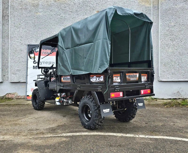 Повнопривідний Грузовий квадроцикл Hummer 400cc (4x4) у максимальній комплектації! навантаження до 1200кг. — фото 7