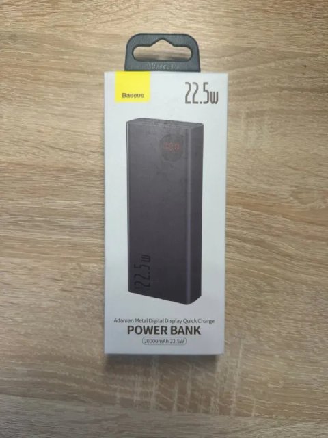 Power Bank Baseus Adaman Metal 20000 mAh 22.5W