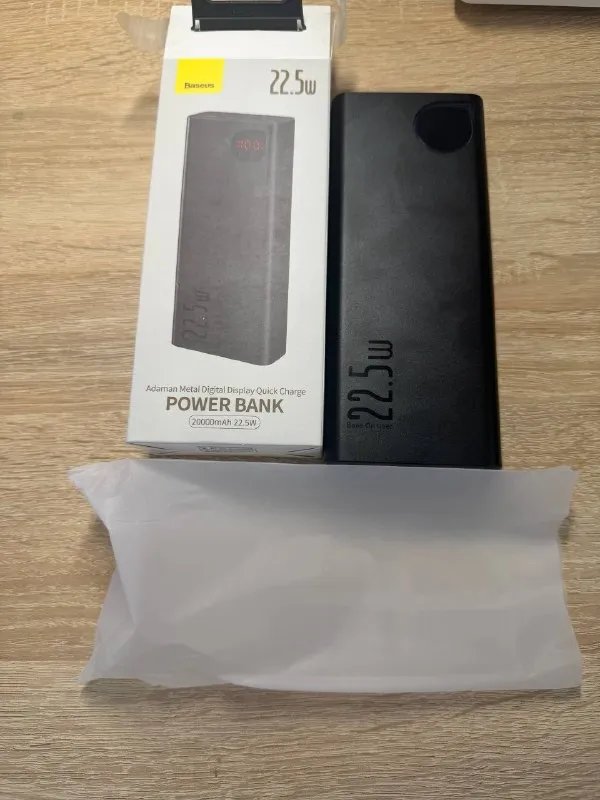 Power Bank Baseus Adaman Metal 20000 mAh 22.5W — фото 4