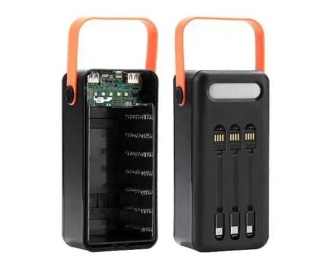 Power Box - корпус повербанку 21шт 18650 з ліхтарем