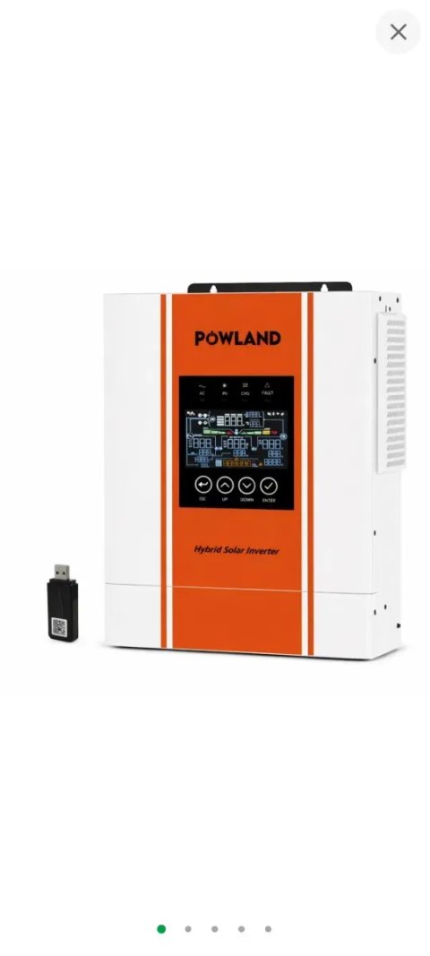 POWLAND ISolar-SMS-5KW-P-24V(9KW в байпасі) гібридний інвертор