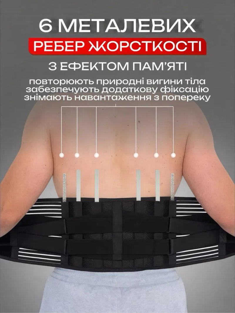 Пояс для спини корсет для спины ортопедичний ортопедический попереку — фото 2