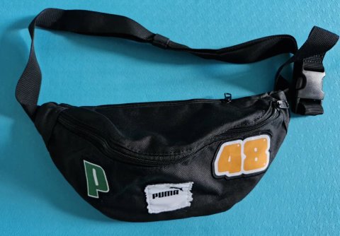 Поясна сумка PUMA Phase Patch Waist Bag 2,2 л, чорна, унісекс